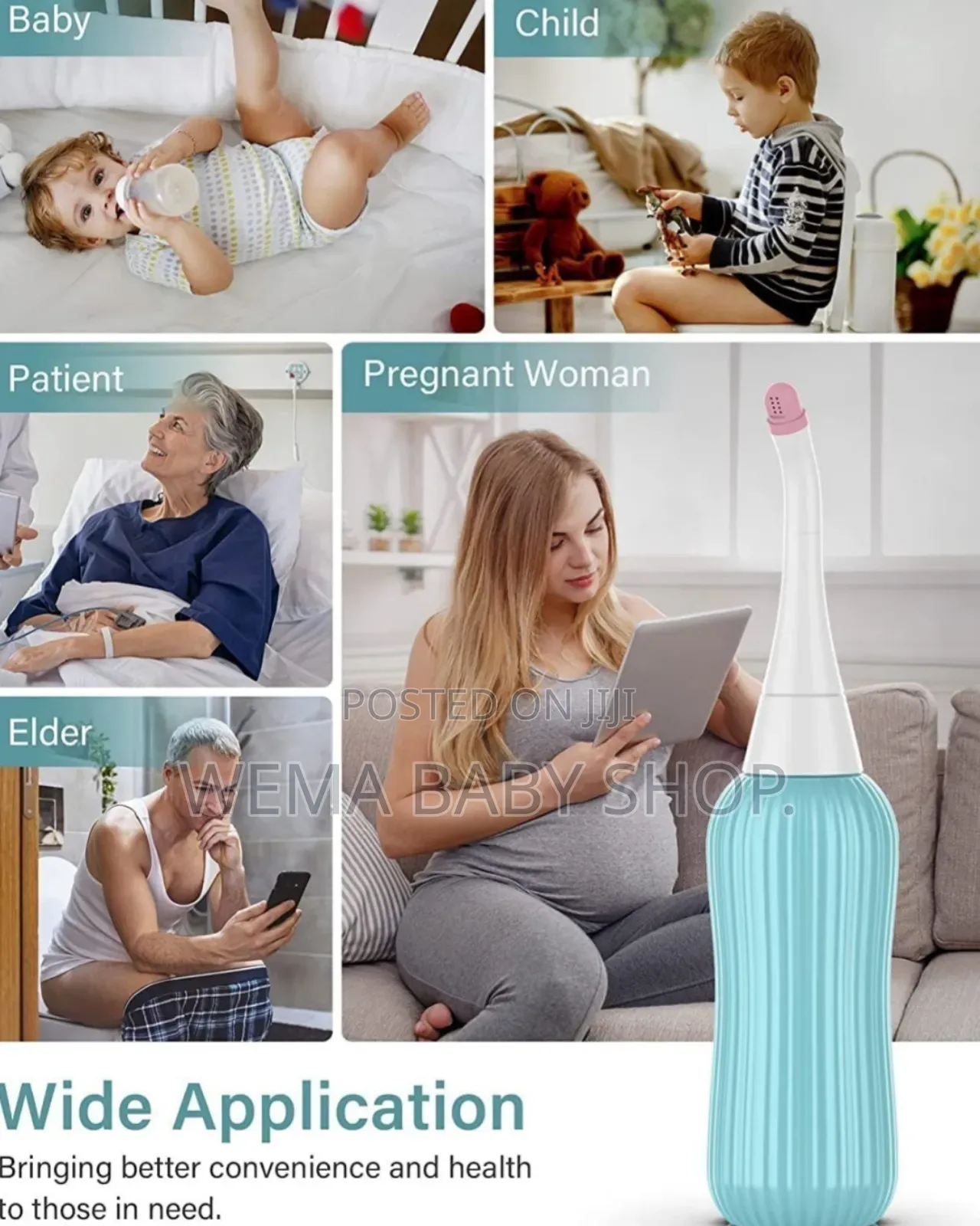 Wide Application Portable Peri Bottle