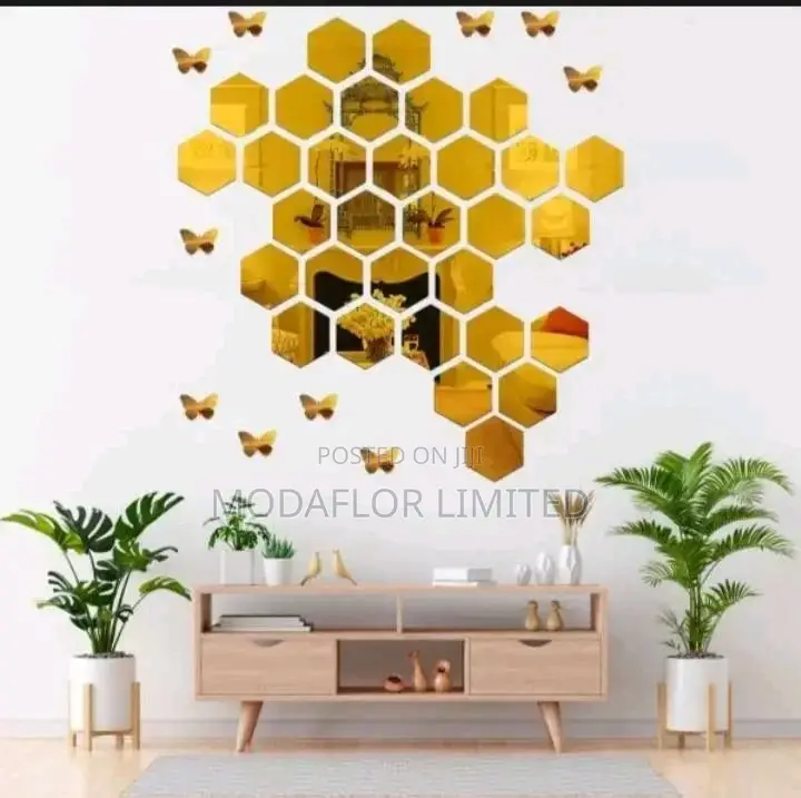 Chic Hexagon Mirrors