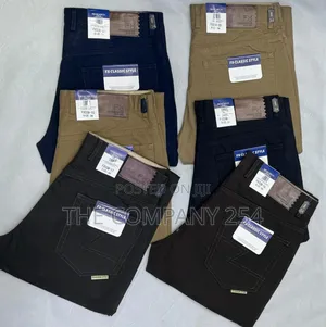 Designer Quality Men Official Casual Hard Khaki Trousers
