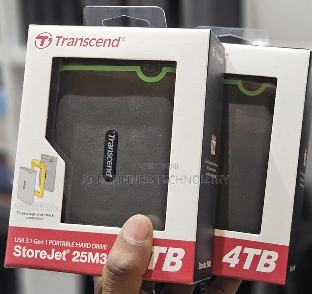 4tb Transcend External HDD - thumbnail 2