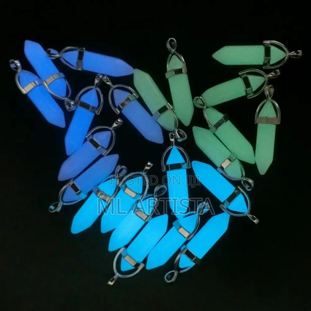 Natural Crystal Hexagonal Pendant for Necklace - thumbnail 13