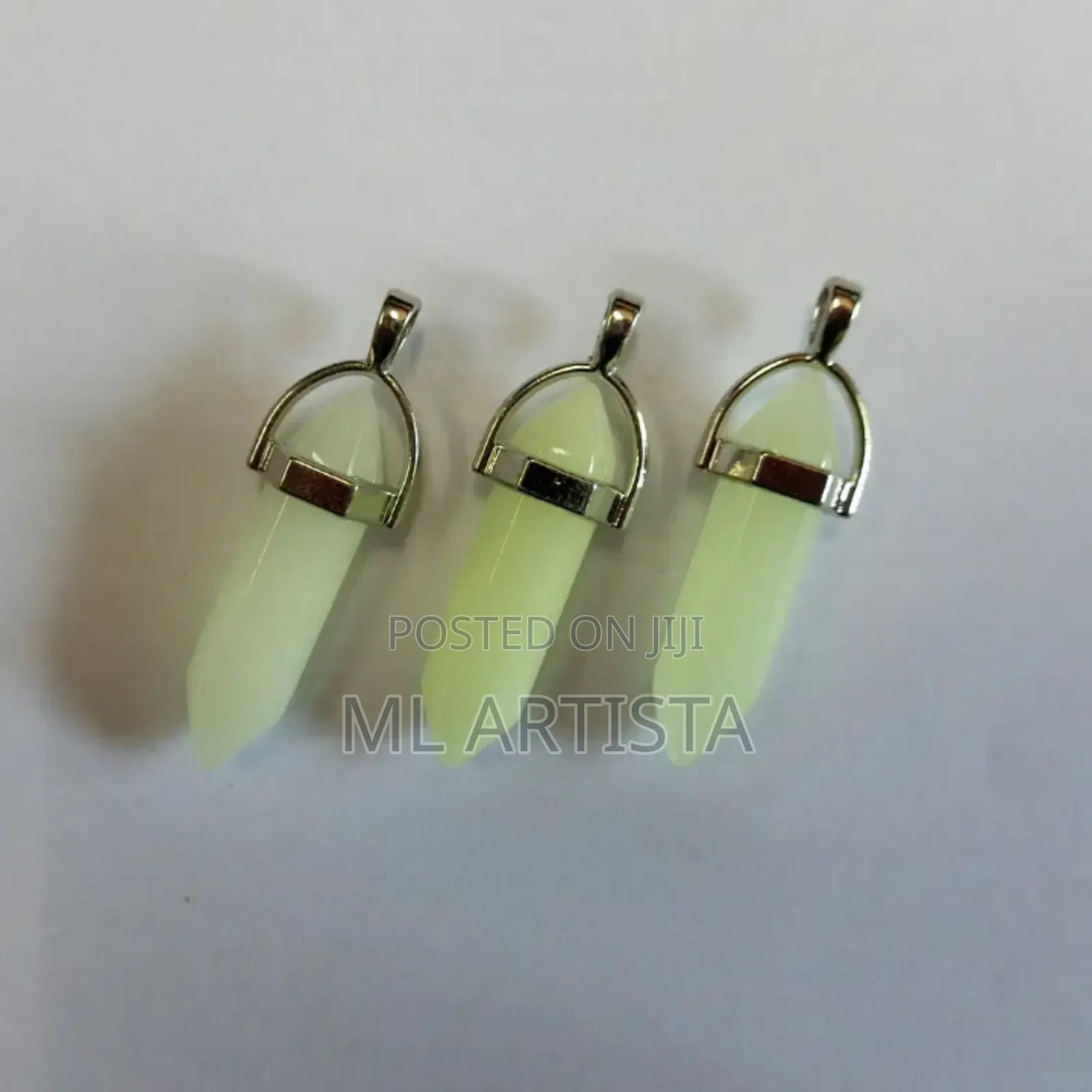 Natural Crystal Hexagonal Pendant for Necklace