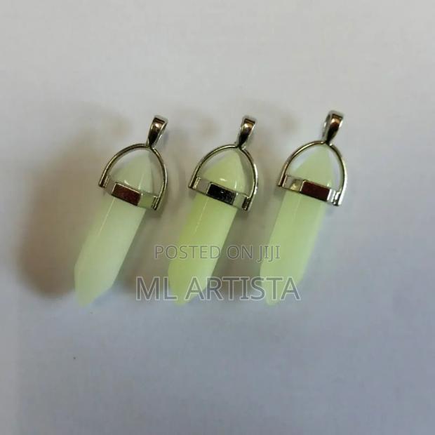 Natural Crystal Hexagonal Pendant for Necklace - thumbnail 14