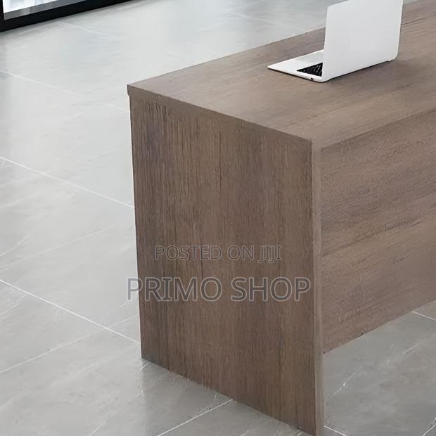 Office Desks: Wood Work Desk With Sepia Top - thumbnail 6