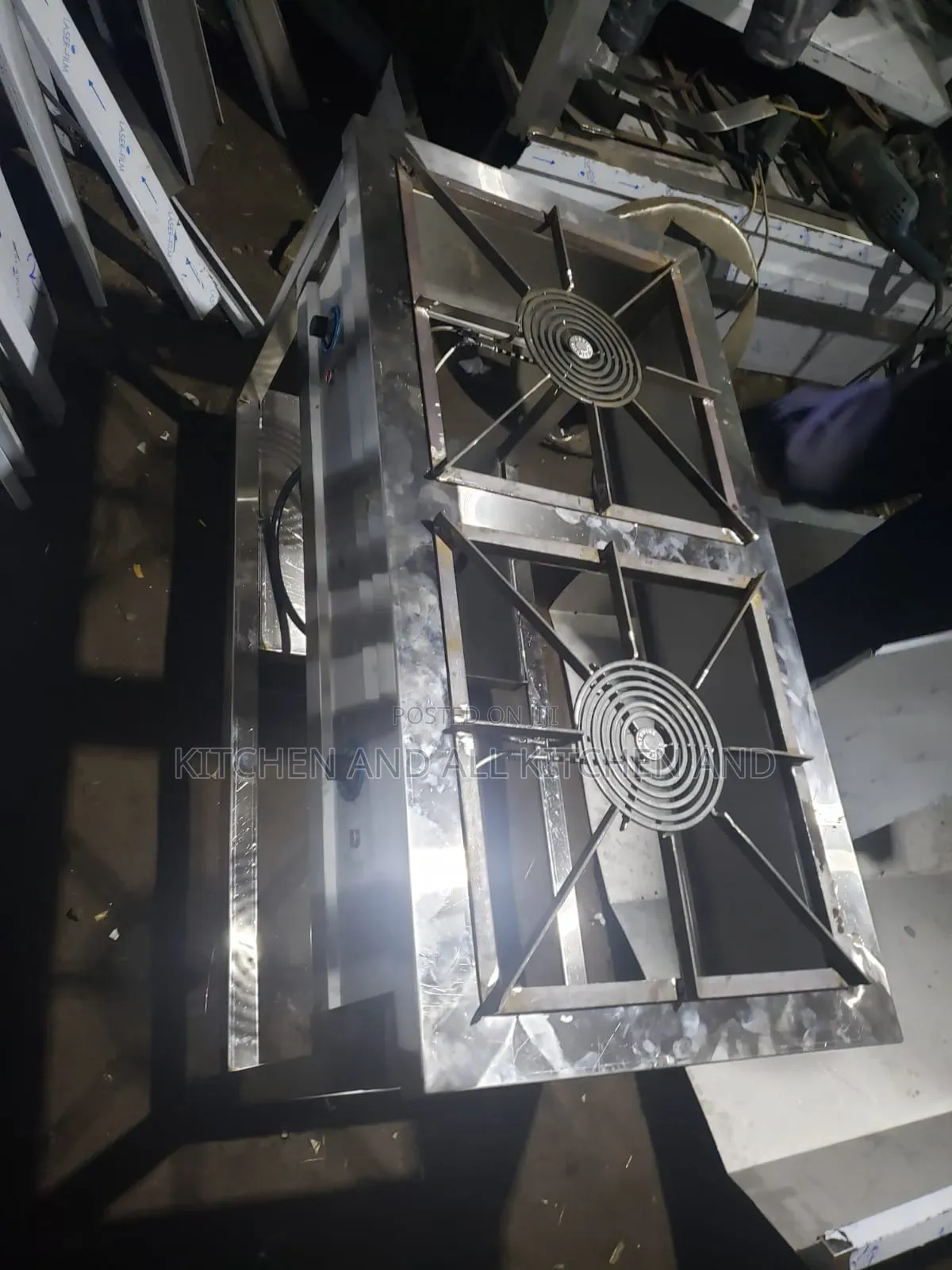 Stainless Steel Two Burner Electric Cooker