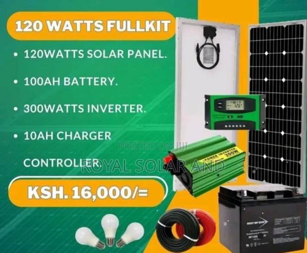 120watts Solar Power Fullkit - main view
