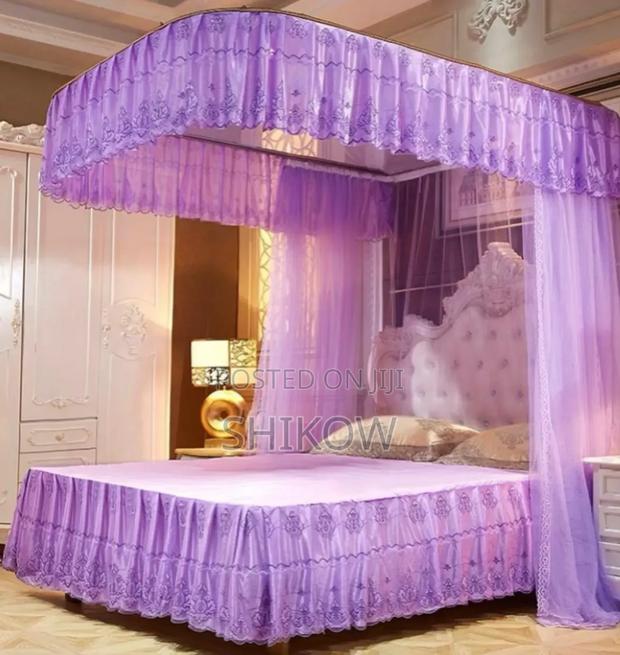 Rail Mosquito Net 4×6 Purple
