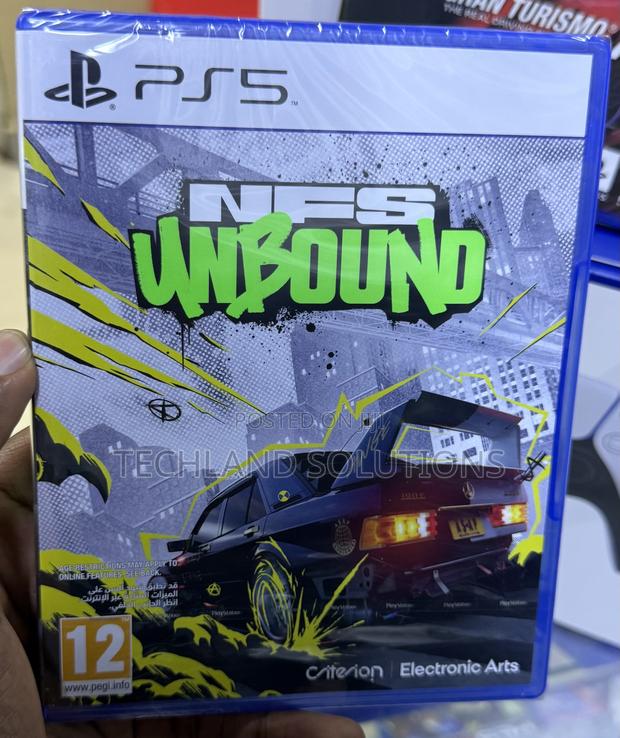 Unused NFS Unbound Ps5 Game - main view