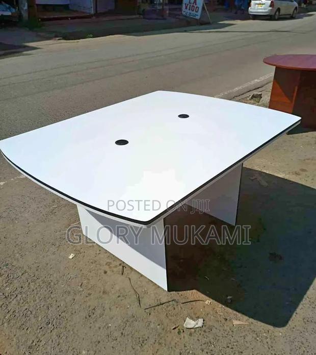 White Board Room Table - main view