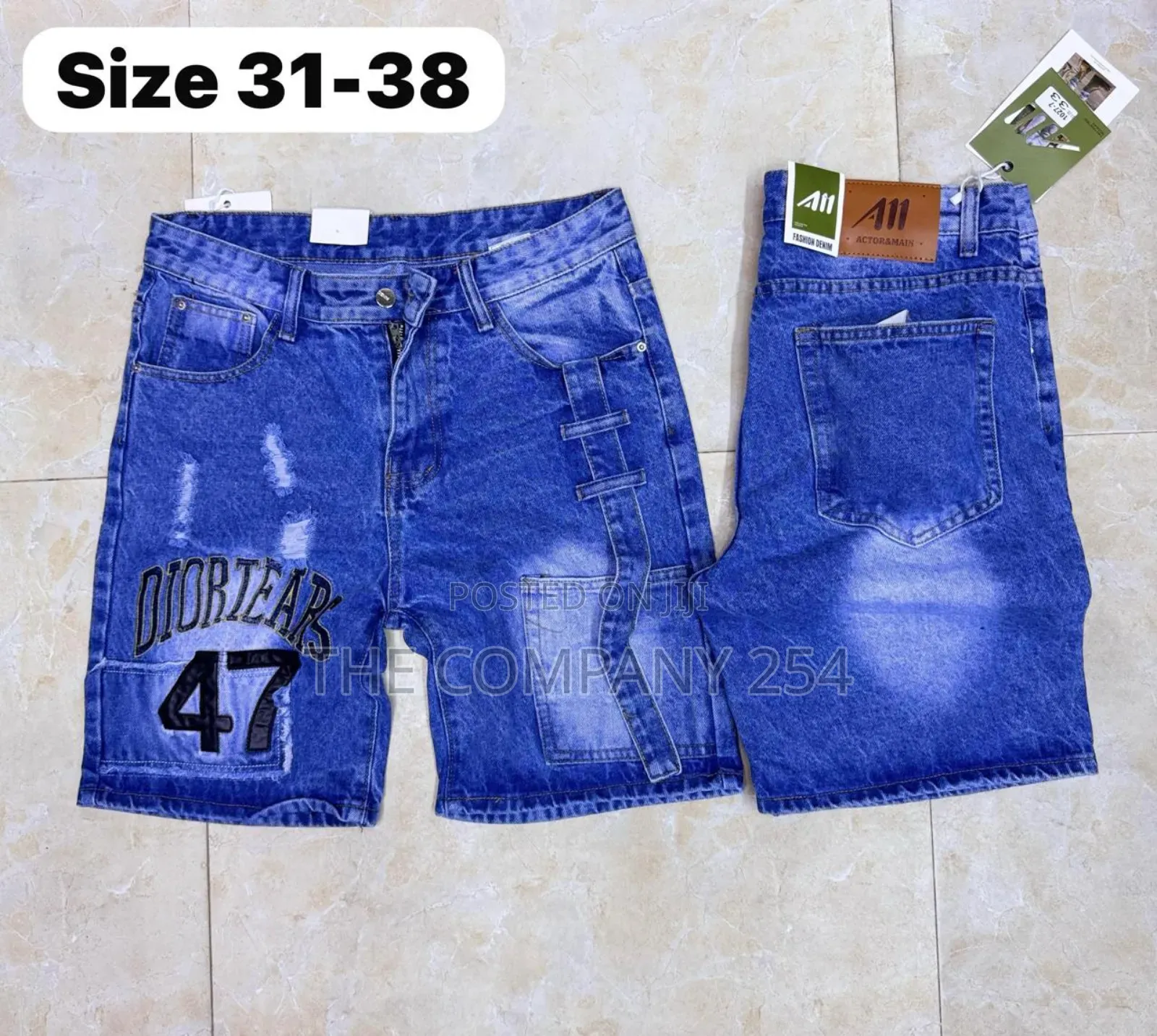 Men Quality Denim Design Assorted Branded Jeans Jotts Shorts