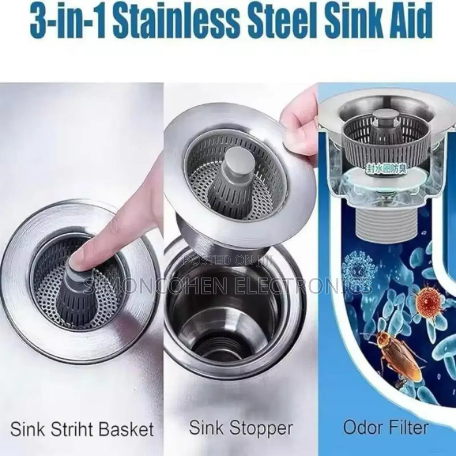 Stainless Steel Kitchen Strainer