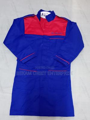 Royal Blue Twill Custom Dustcoat - main view