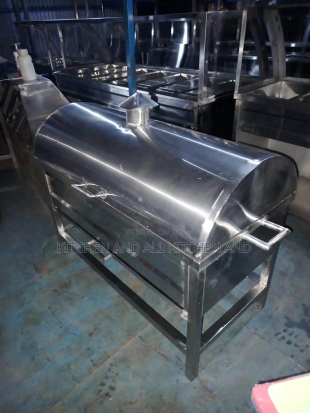 Enclosed Cylindrical Nyama Choma Grill