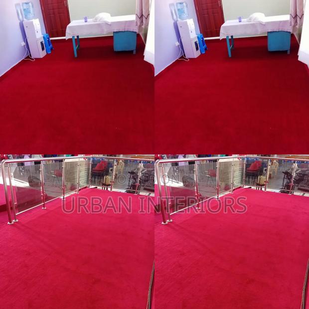 Red Church Carpets. Prayer and Instrument Room Installation - main view