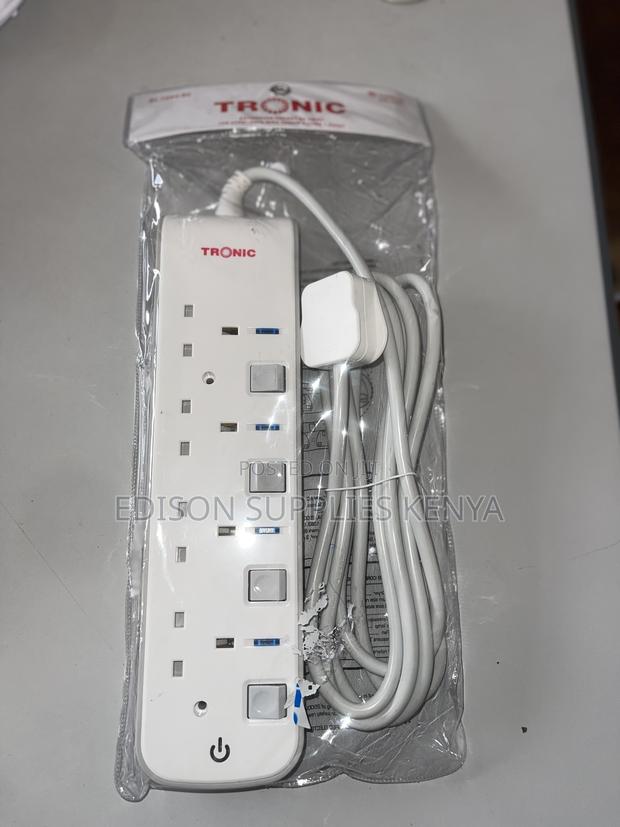Tronic Extension Cable 4way Individual Shutters Socket Plugs - thumbnail 2