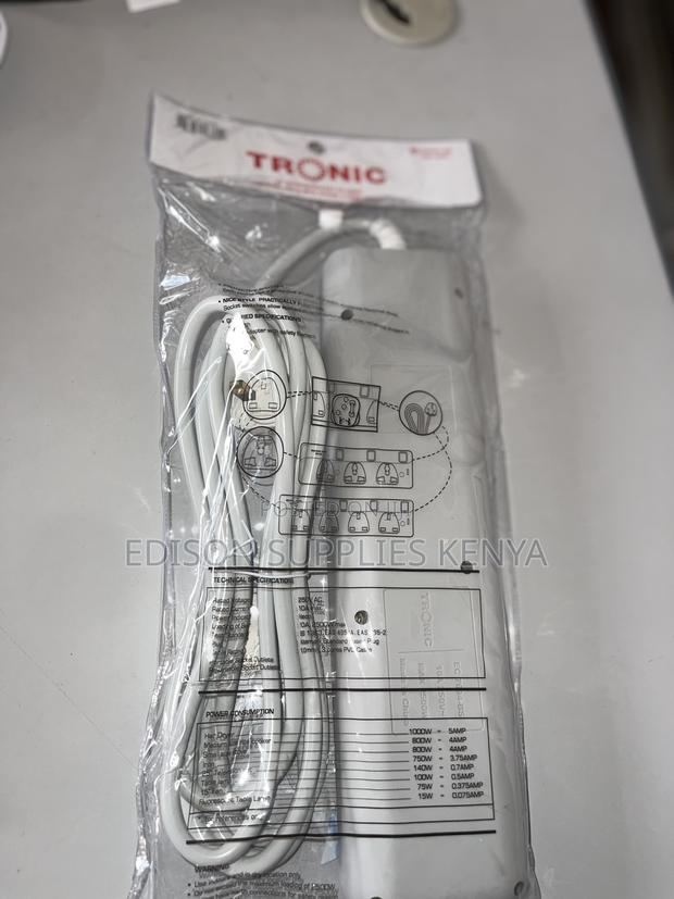 Tronic Extension Cable 4way Individual Shutters Socket Plugs - thumbnail 3