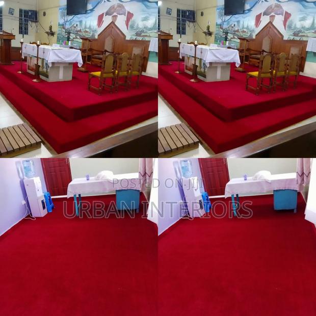 Red Delta Carpets. Church Altar and Prayer Room Carpets
