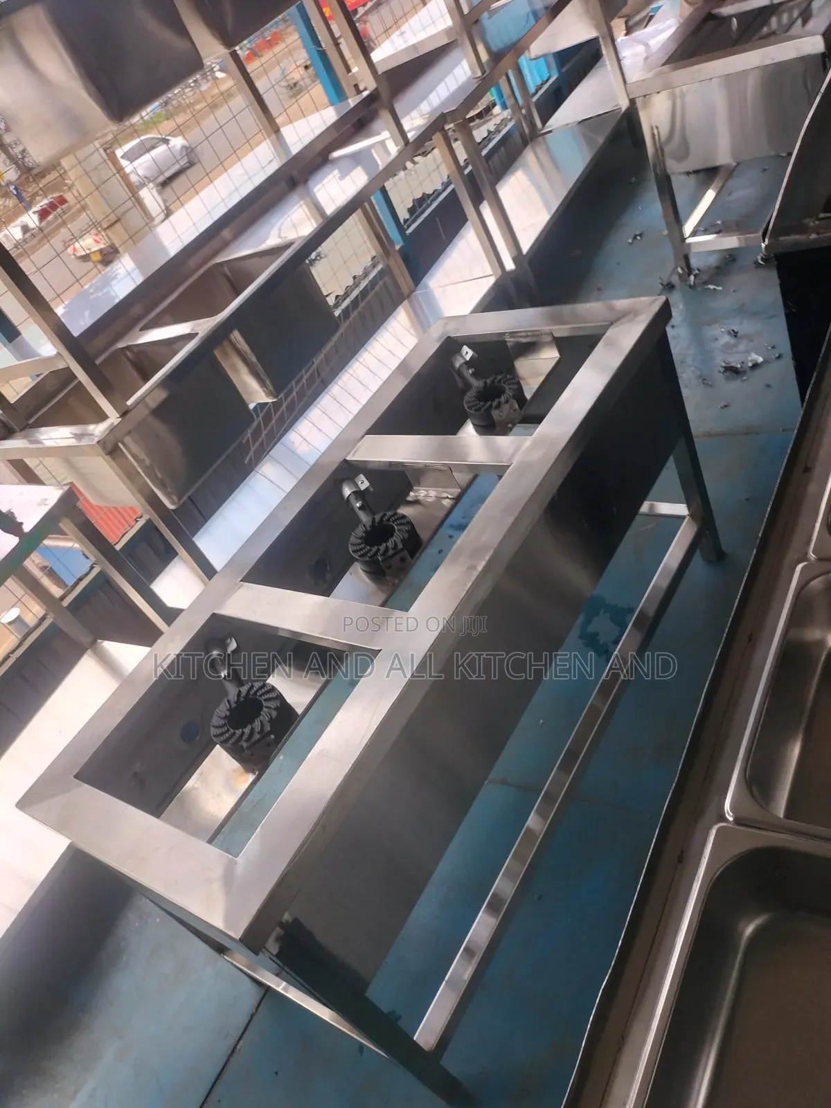 Low Pressure Stainless Steel 3 Burner Cooker