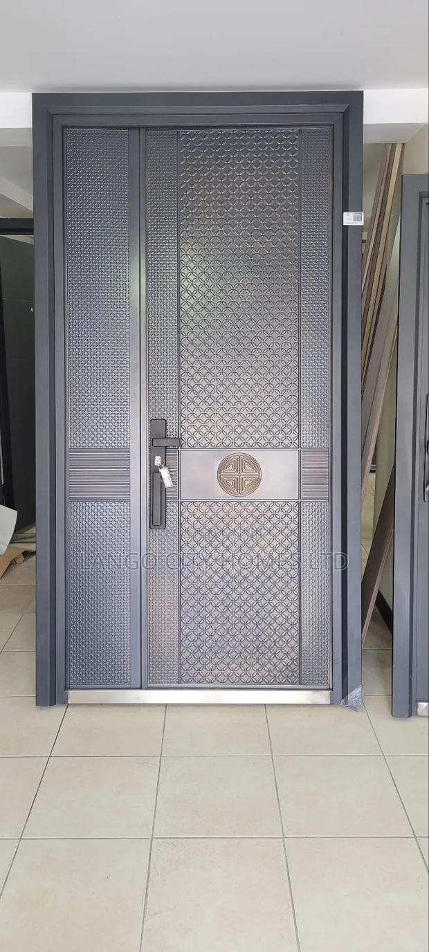Cast Aluminium Double Steel Security Door