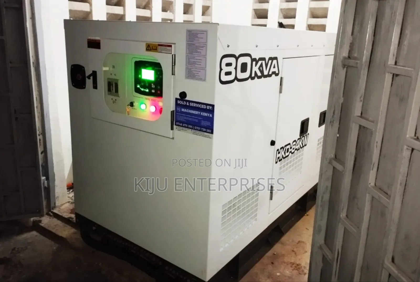 80kva Hisaki Generator Available, Diesel Powered,