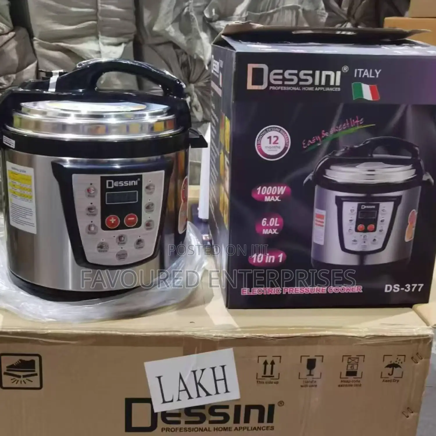Dessini 6 Litres Pressure Cooker