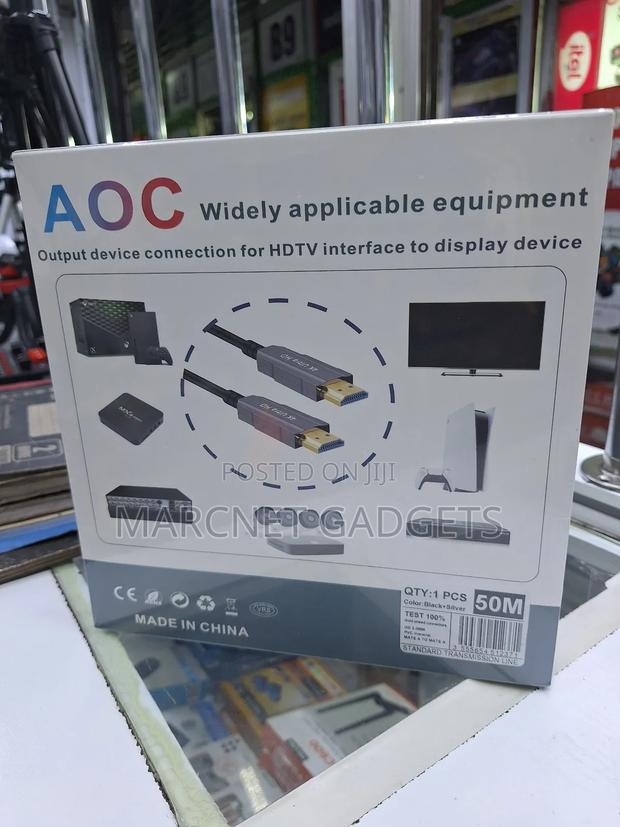 Premium Active Optical Hdmi Cable 48gbps 50m - thumbnail 3