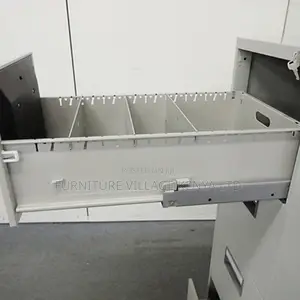 Cabinets: Four-Compartment Office Imported Cabinet