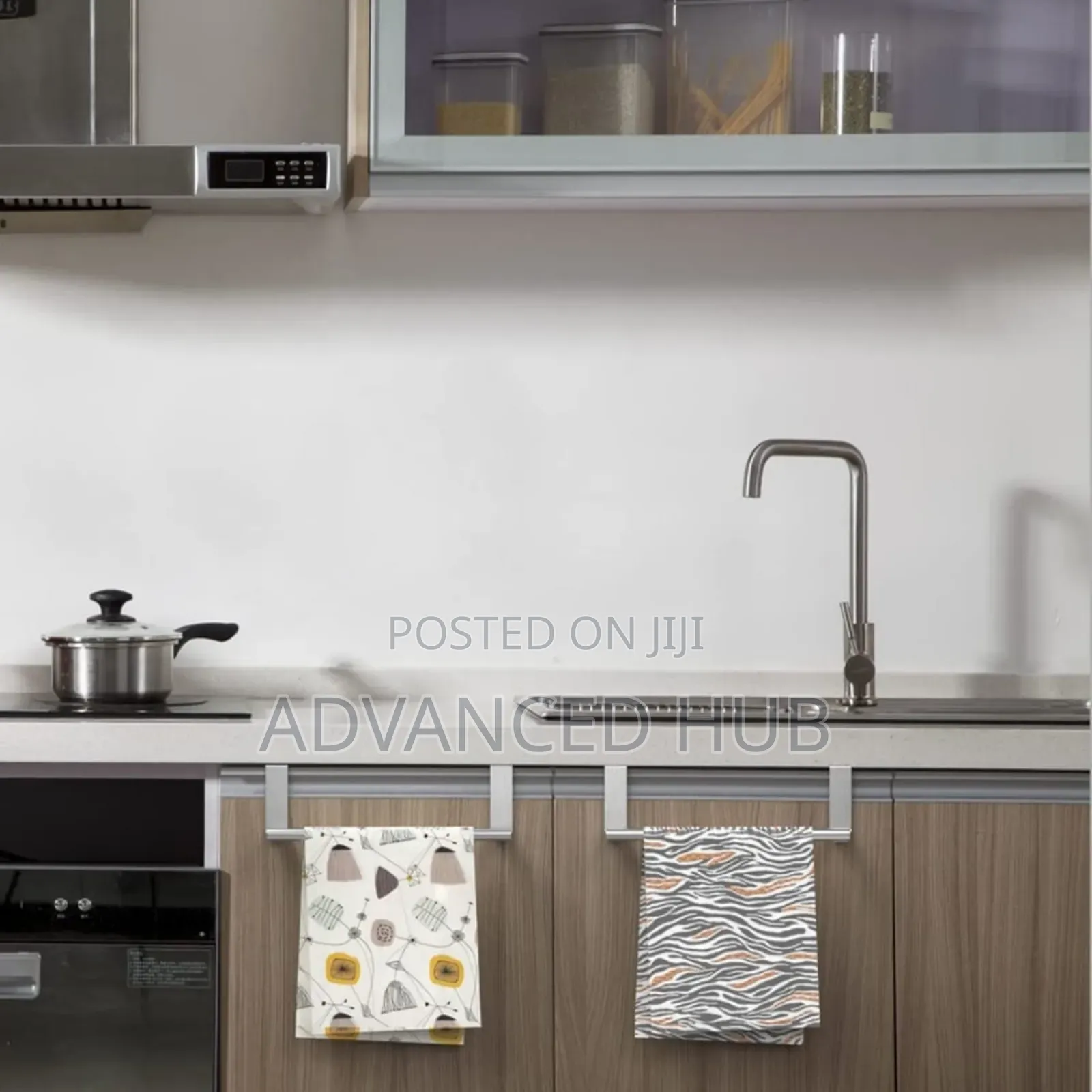 Kitchen Cabinet Door Towel Bar