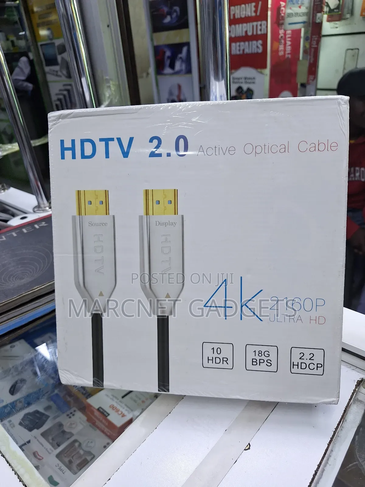 HDTV 2.0 Active Optical Hdmi Cable 100m 2160p