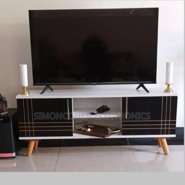 Sydney Modern Wooden Tv Stand 4ft White and Black
