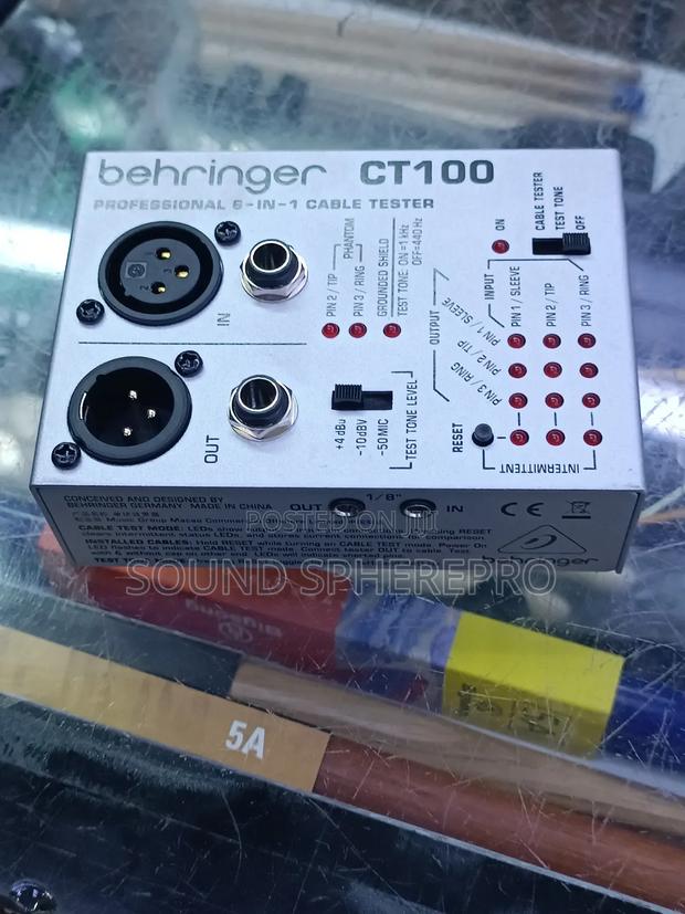 Behringer Ct-100 6 In1 Cable Tester - thumbnail 2