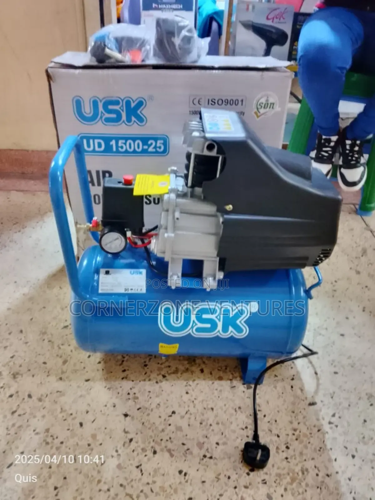 Electric Air Compressor, Usk 25.0l