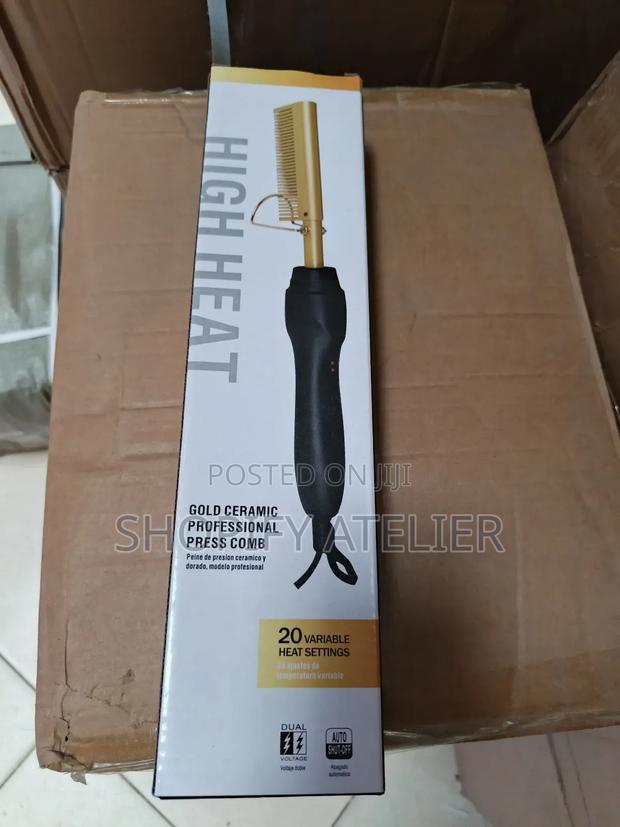 Gold Propessional Press Comb - main view