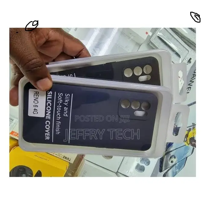 Realcase Tpu Oppo Reno 6 Liquid Silicone Case With Lining