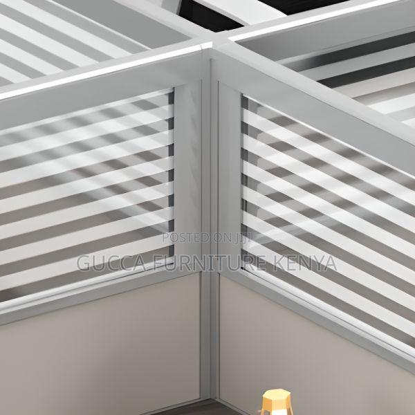 Workstations: 4-Person Dual-Base Computer Workstation Desk - thumbnail 5