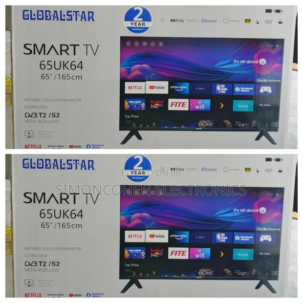 Globalstar 65 Inches Smart Android Uhd Smart Digital Tv - main view