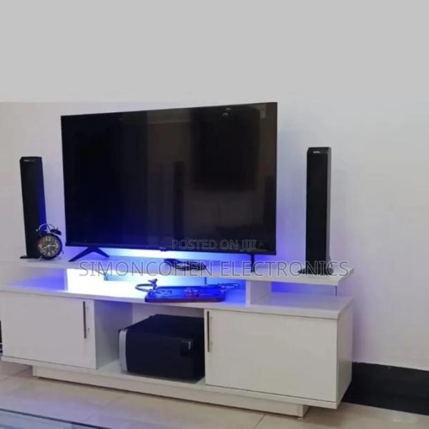 Oslo Modern Wooden Tv Stand 5ft With Led Light - main view