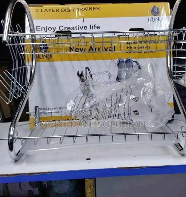 Nunix Dish Rack 2 Tier Pure Stainless