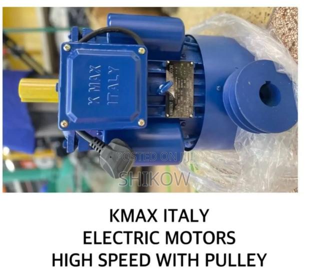 Kmax Italy Electric Motor High Speed With Pulley 2hp