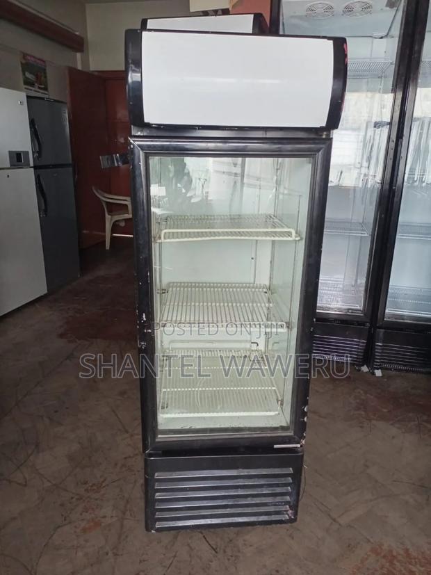 Black Canopy Display Fridge