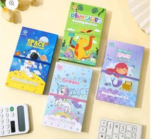 60 Pages Colouring Book With Colouring Pencils - main view