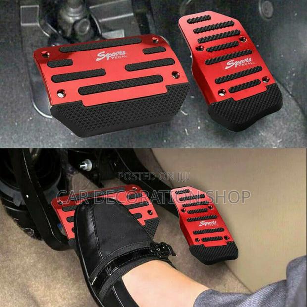 2pc Red Automatic Sport Pedal Pad - main view