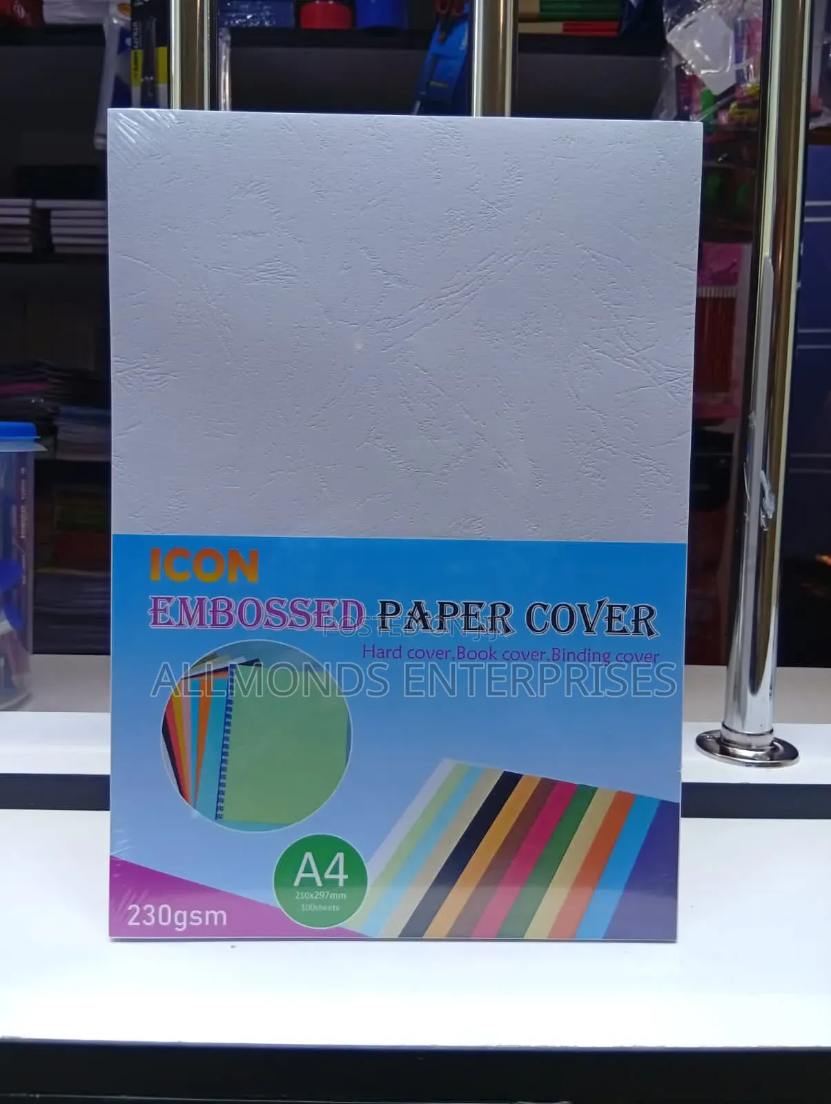 A Ream of Embossed Binding Covers- 100pcs