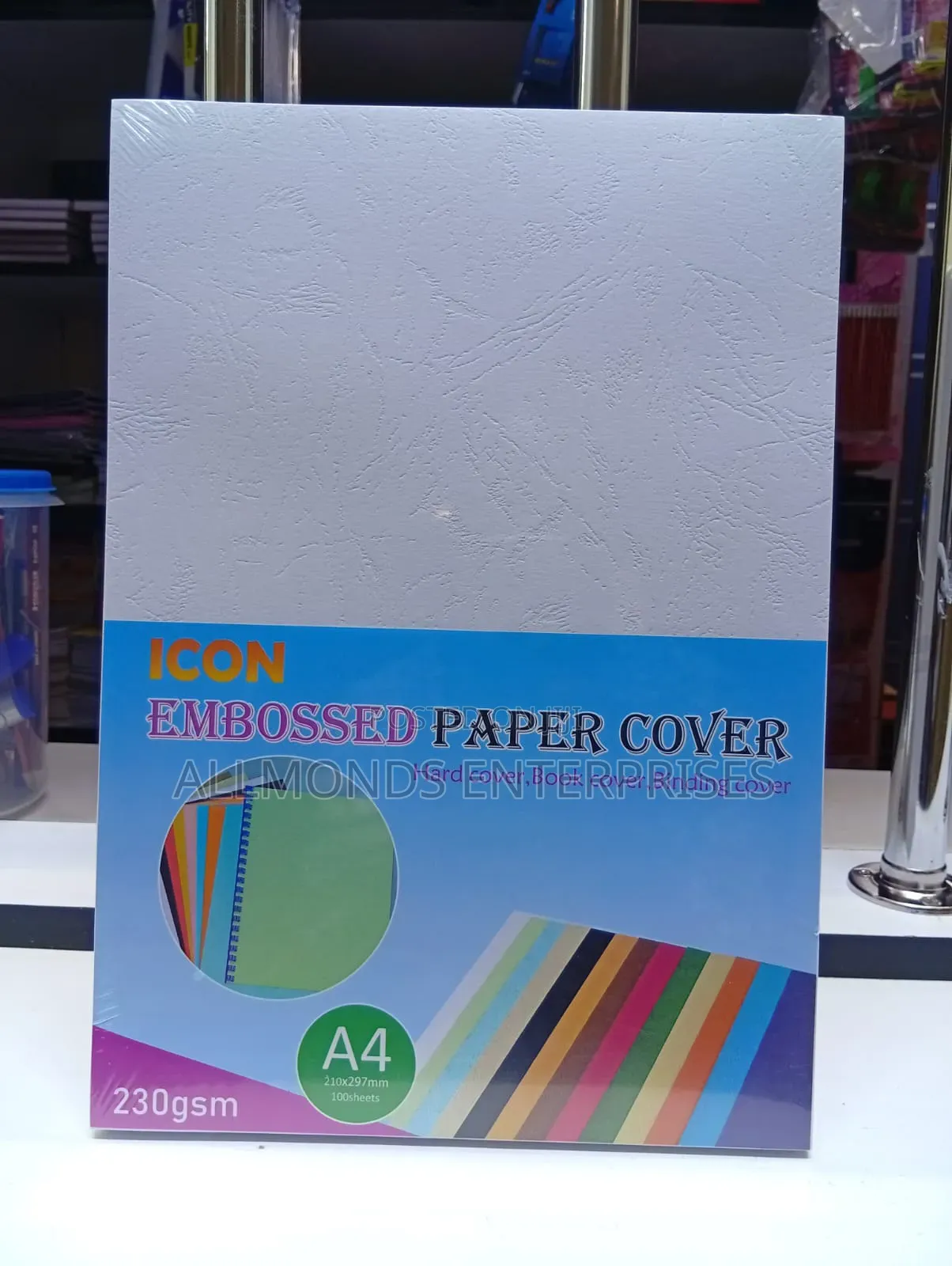 A Ream of Embossed Binding Covers- 100pcs
