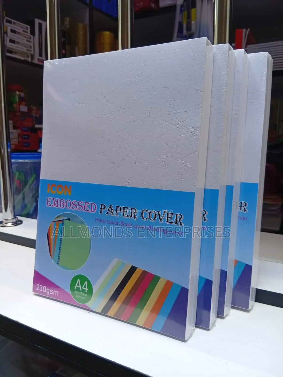 A Ream of Embossed Binding Covers- 100pcs