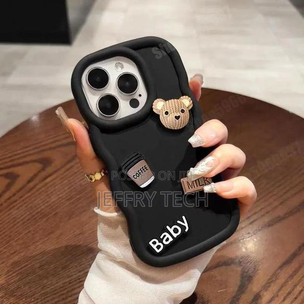 Zvasst 3d Bear Candy Cartoon Case for iPhone 15 Pro Max - main view
