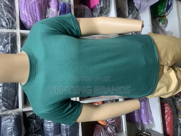 Darkgreen Plain Tshirts - thumbnail 2