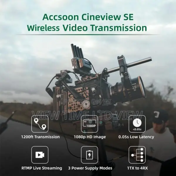 Accsoon Cineview Se Wireless Video Transmitter Receiver 350m