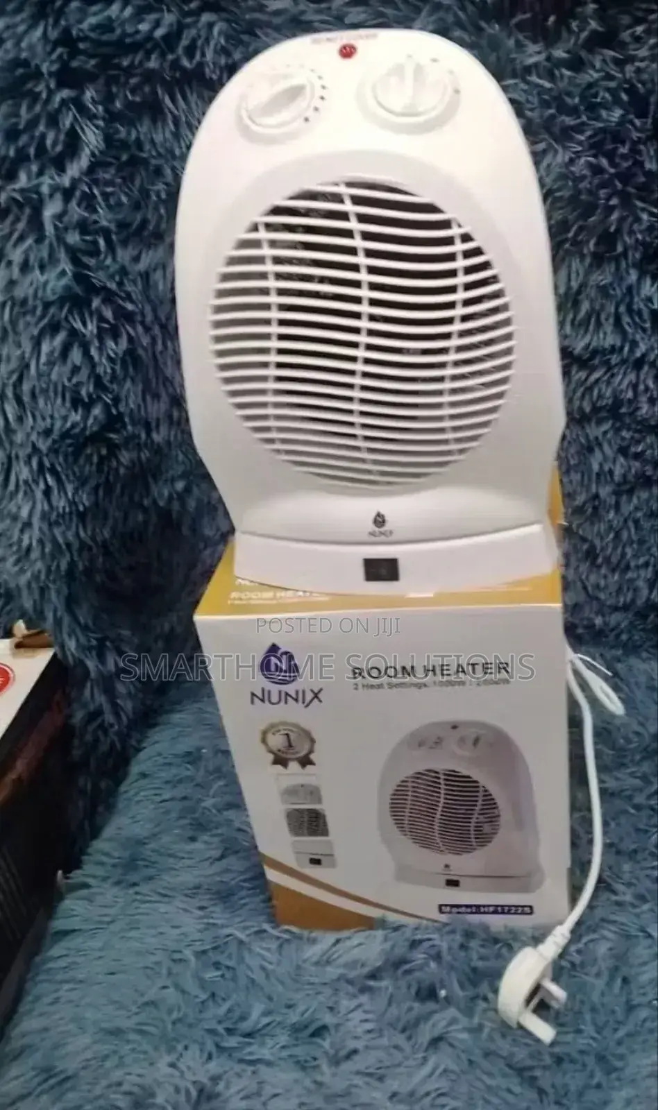 Nunix Fan Heater With Rotating Stand