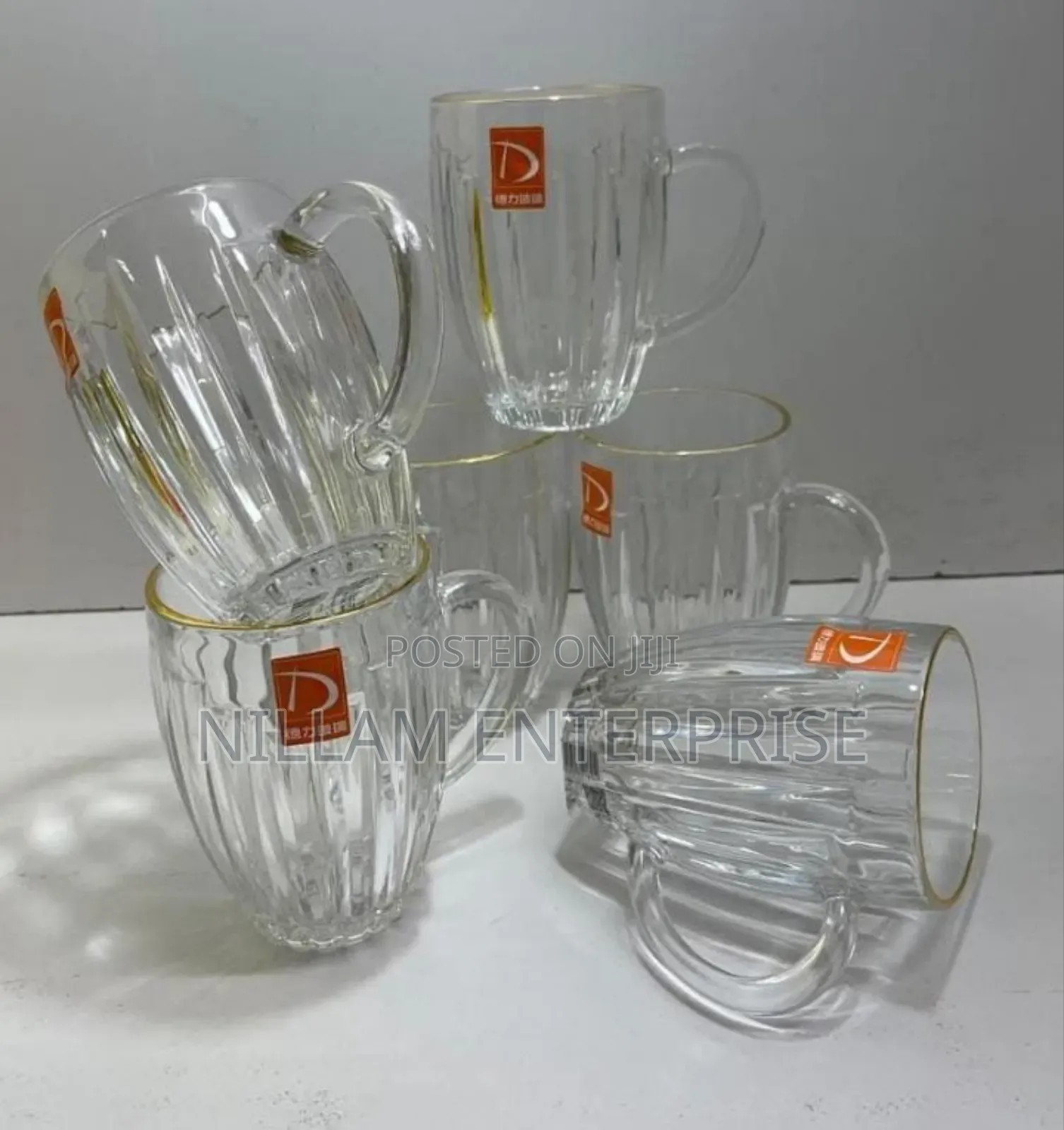 High-Quality Borosilicate Water, Juice Glasses